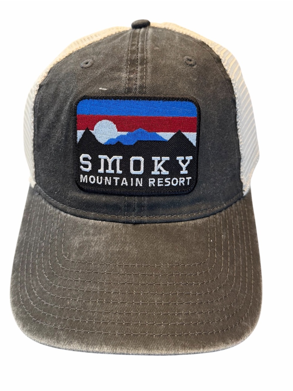 Smoky Mountain Resort Mesh SnapBack Adjustable Patch Hat Cap The Game New